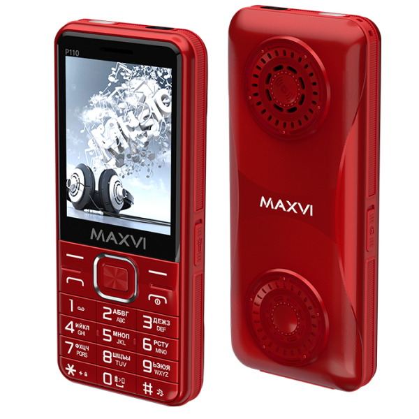 Купить Мобильный телефон Maxvi P110 red